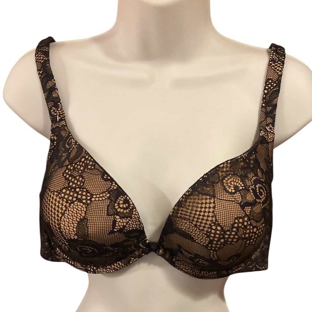 Lilyette 40C Black Underwire Bra